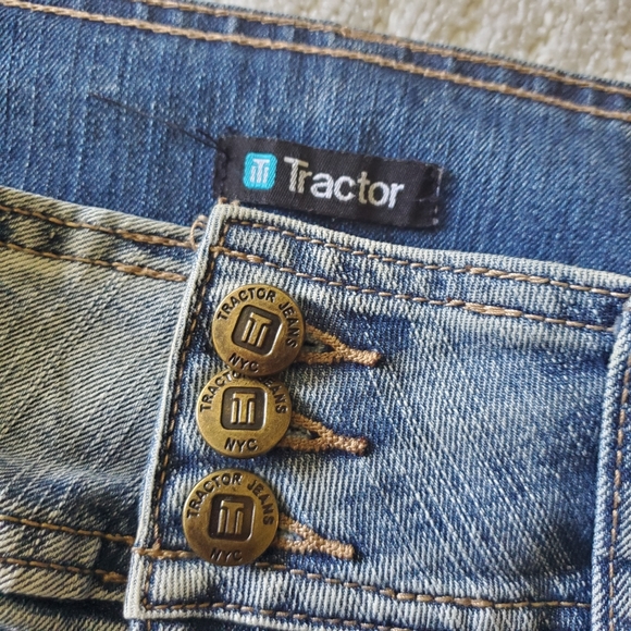 Tractor Skinny High Waisted Blue Jean Size 9 - Picture 7 of 7